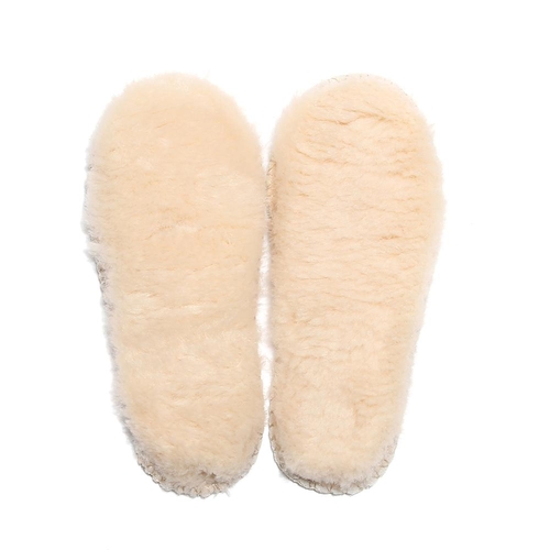 Wool Insoles Thick Faux Sheep Fur handmade Warmest