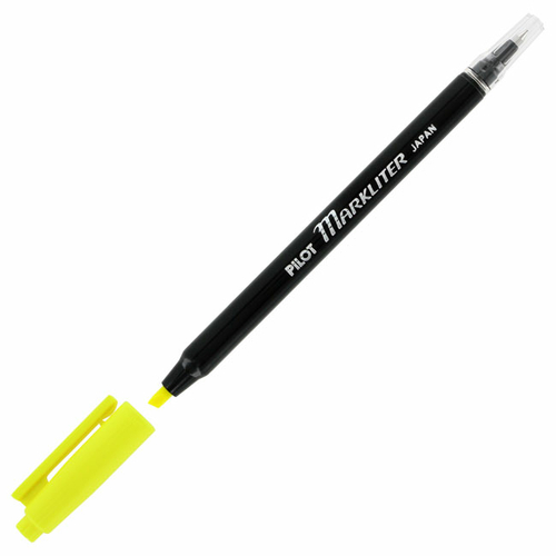 Pilot PIL45600 Pilot Markliter Black Ballpoint Pen & Fluorescent Y