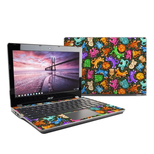 Dan Morris AC74-SEWK Acer Chromebook C740 Skin - Sew Catty