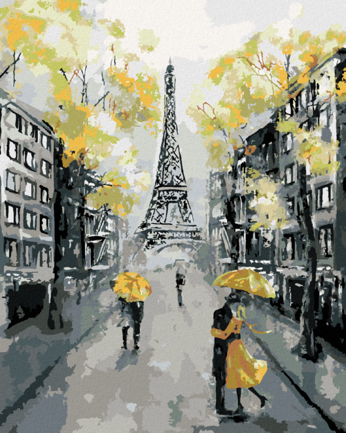 Paint by Numbers - YELLOW PARIS