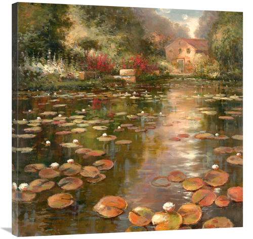 Global Gallery GCS-130706-3636-142 36 x 36 in. Lily Pond Art Print - K