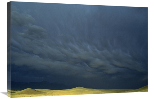 Global Gallery GCS-452919-2436-142 24 x 36 in. Storm Clouds Over Hills