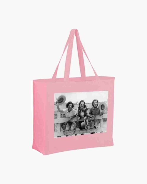 Cowgirls 1932 Pink Tote Grocery, Beach New   Bag