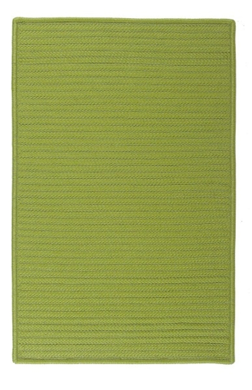 Colonial Mills Rug H271R060X096S Simply Home Solid - Bright Green 5 ft