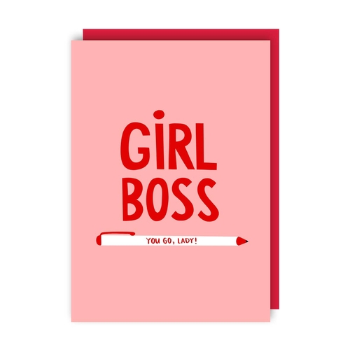 Girl Boss New Job Card (Pack of 6)