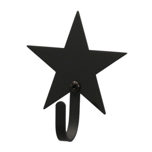 Star Wall Hook Small - Black