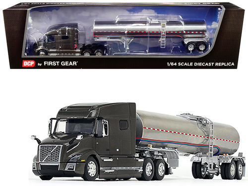 Volvo VNL 740 Mid-Roof Sleeper Cab Urban Bronze Metallic with Brenner