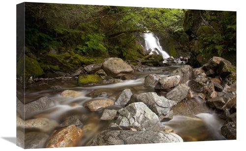 Global Gallery GCS-395441-1624-142 16 x 24 in. Unnamed Waterfall Along