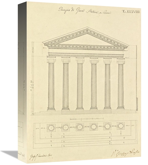 Global Gallery GCS-453963-1216-142 12 x 16 in. Plate 38 for Elements o