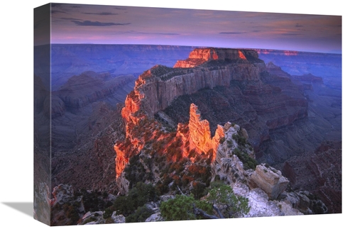 Global Gallery GCS-396926-1216-142 12 x 16 in. Wotans Throne at Sunris