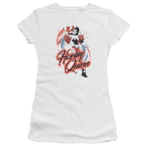Trevco BM2848-JS-5 Batman & Harley Airbrush Cap Sleeve Cotton Junior S
