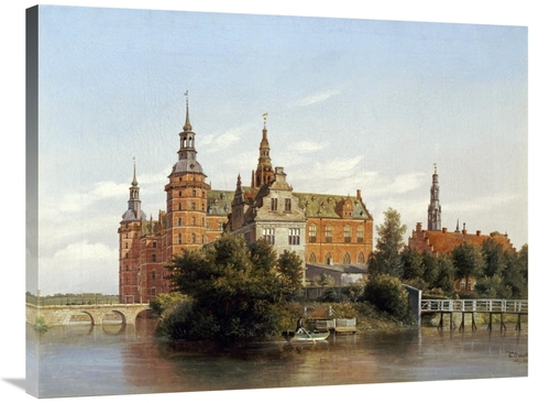Global Gallery GCS-267166-36-142 36 in. Frederiksborg Castle, Denm
