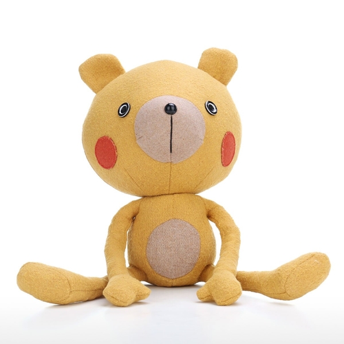 Tooarts|  Quality Cotton Material Yoga Bear Doll