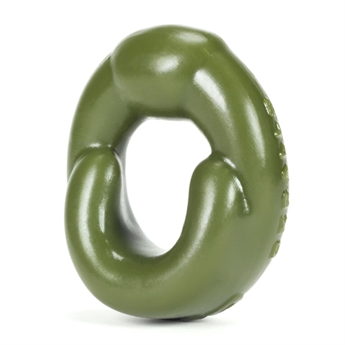 Grip Cockring Fat Padded U-Shaped Cockring - Army