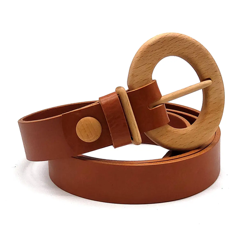 Luxury Wood Belt Fuji Happiness 304