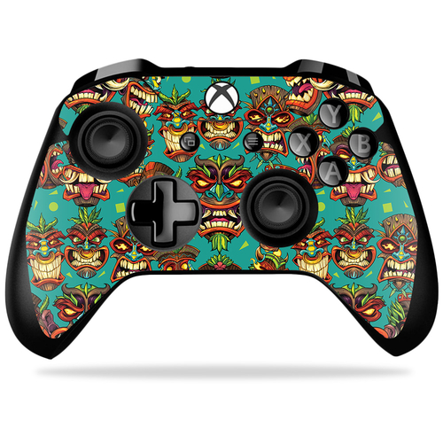 MightySkins MIXBONXCO-Crazy Tikis Skin Decal Wrap for Microsoft Xbox O