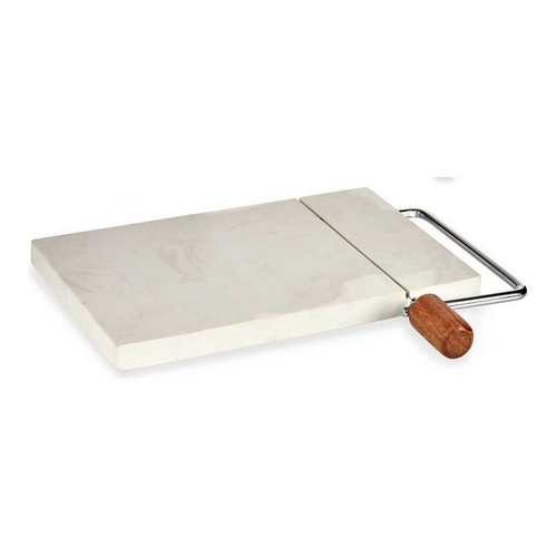 Cutting board Metal Acacia White Marble