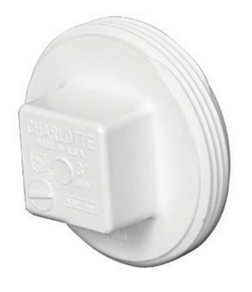 Charlotte Pipe & Foundry PVC001061200HA PVC-Dwv Cleanout Plug  4 i