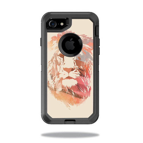 MightySkins OTDIP8-Desert Lion Skin for Otterbox Defender iPhone SE 20
