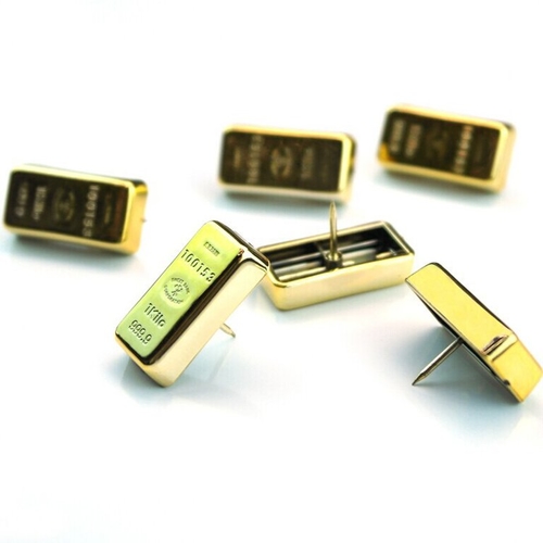 Gold Bullion Pushpins