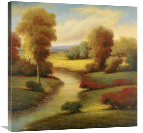 Global Gallery GCS-131300-3030-142 30 x 30 in. Ancienne Riviere II Art