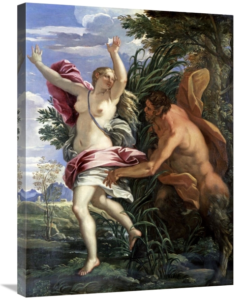 Global Gallery GCS-282721-30-142 30 in. Pan & Syrinx Art Print - Sebas