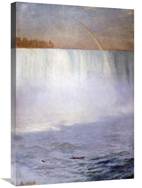 Global Gallery GCS-267722-30-142 30 in. Waterfall & Rainbow, Niaga