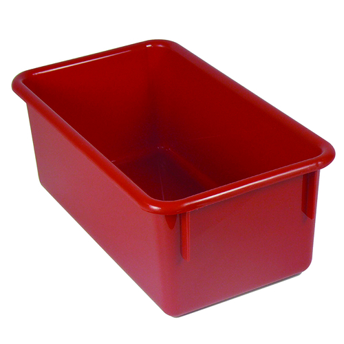 Romanoff Products ROM12102BN Plastic Stowaway Bin No Lid, Red - 5 