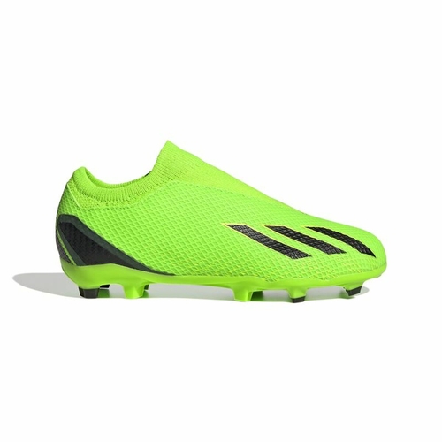 Childrens Football Boots Adidas X Speedportal 3 Césped Lime green