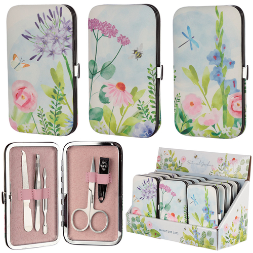 Floral Botanical Design Manicure Set