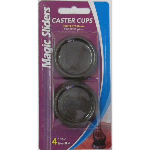 Magic Sliders 5865498 1.68 x 1.68 in. Brown Plastic Protective Pads - 