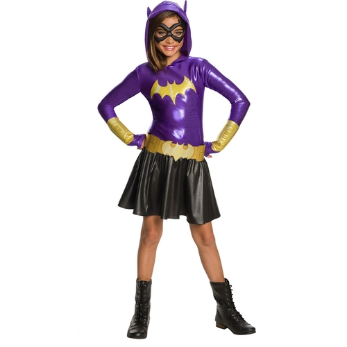 Rubies 278917 Halloween Dc Super Hero Girls Batgirl Hoodie Dress - Sma