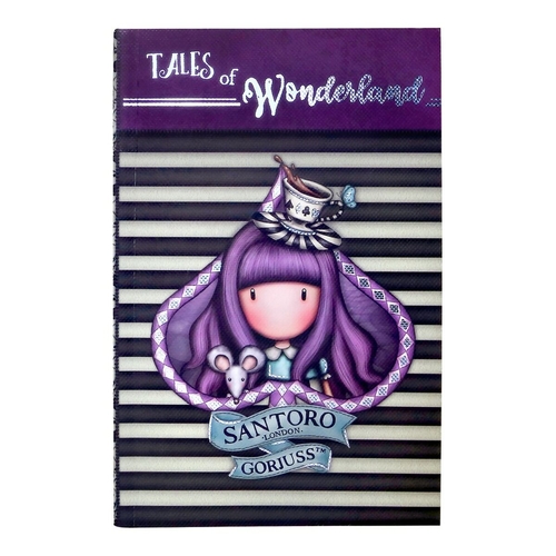 Notebook Gorjuss A little more tea Purple (11.2 x 17 x 1.3 cm)