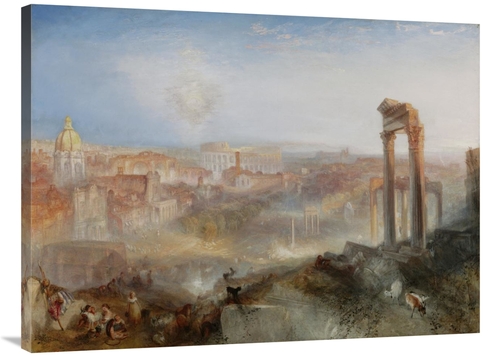 Global Gallery GCS-454806-3040-142 30 x 40 in. Modern Rome - Campo Vac