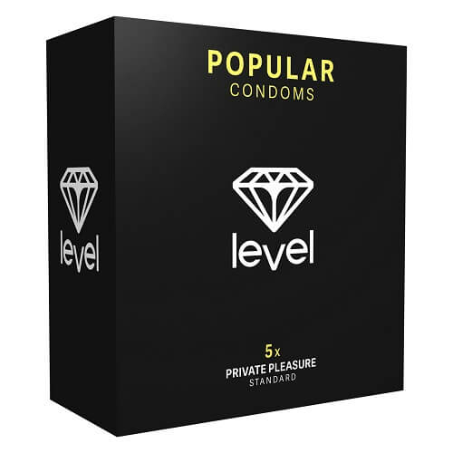 Level Popular Condoms 5 Pack