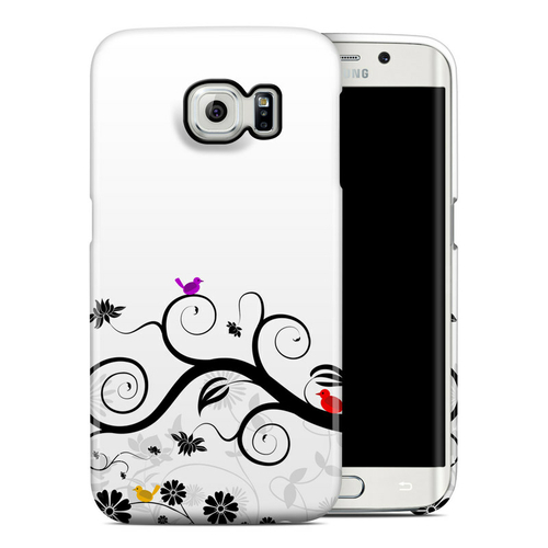 DecalGirl SGS6ECC-TWEET-LT Samsung Galaxy S6 Edge Clip Case - Tweet Li