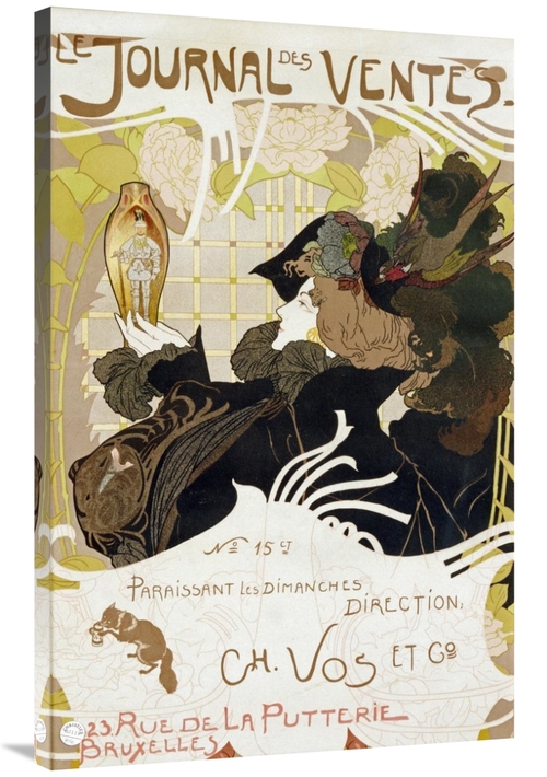 Global Gallery GCS-266165-40-142 40 in. Le Journal Des Ventes Art Prin