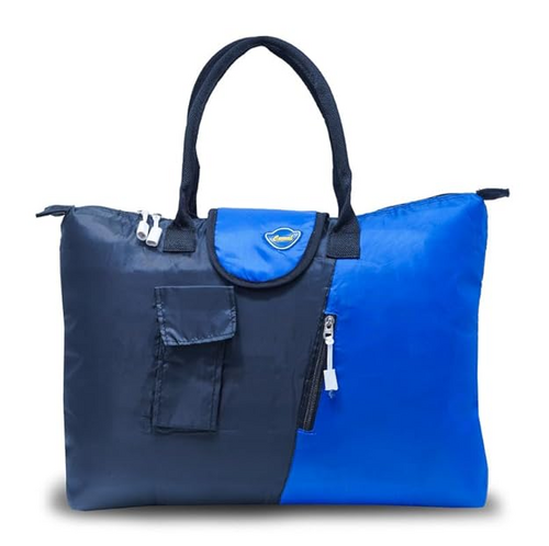 Women's Woven Fabric Handbag Blue