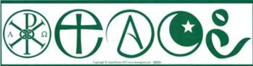 Peace bumper sticker