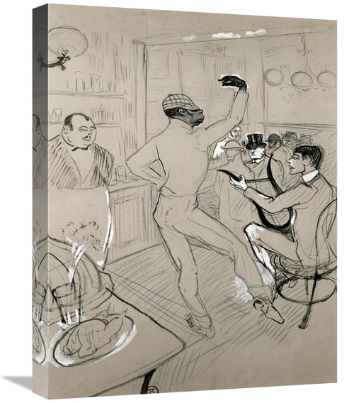 Global Gallery GCS-278178-22-142 22 in. Chocolat Dansant Art Print - H