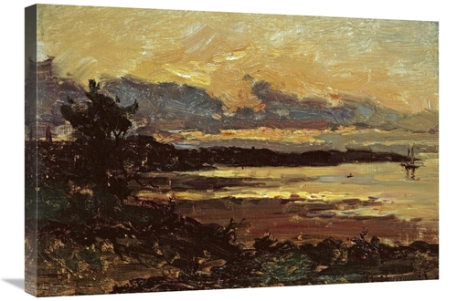 Global Gallery GCS-268305-30-142 30 in. Sunset at Manchester, Mass