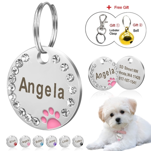 Personalized Dog Name Tag Anti lost Cat Dogs