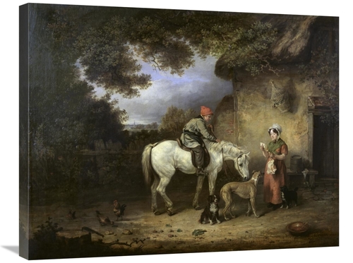 Global Gallery GCS-276872-30-142 30 in. Post Boy - Detail Art Print - 