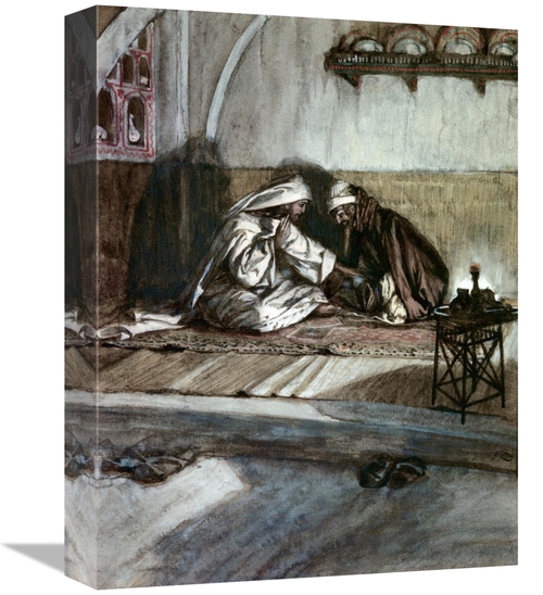 Global Gallery GCS-280342-16-142 16 in. Interview Between Jesus & Nico