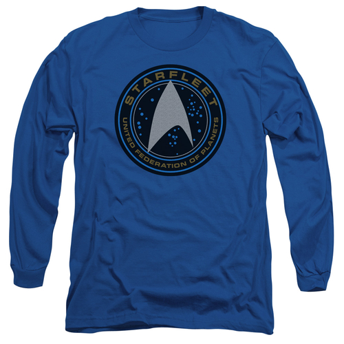 Trevco CBS1785-AL-3 Star Trek Beyond & Starfleet Patch Long Sleeve Adu