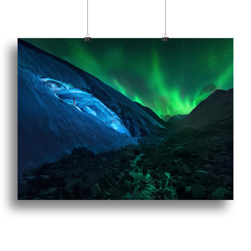 Athabasca cave Canvas Print or Poster