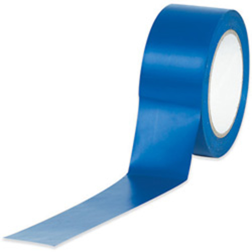 Box Partners T9336B 3 in. x 36 yds. Blue Solid Vinyl Safety Tape