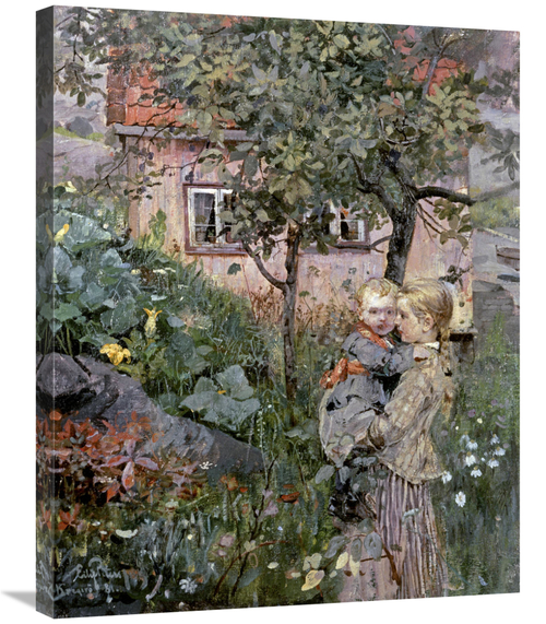Global Gallery GCS-282662-30-142 30 in. Two Sisters in a Garden Art Pr