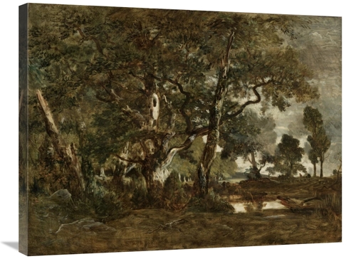 Global Gallery GCS-459891-2432-142 24 x 32 in. Forest of Fontainebleau