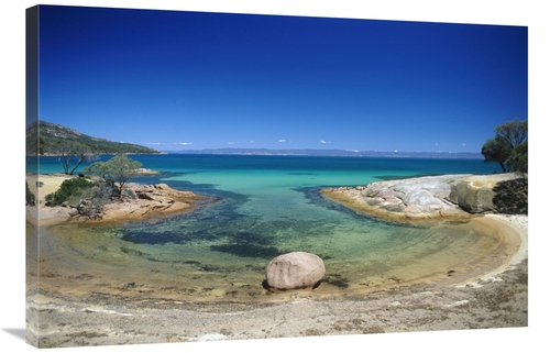 Global Gallery GCS-453521-2436-142 24 x 36 in. Granite Boulder in Hone